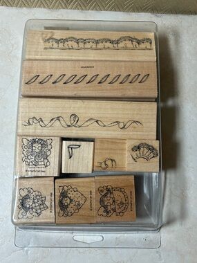 Stampin Up! Lace and Rbbons  10 piece Set